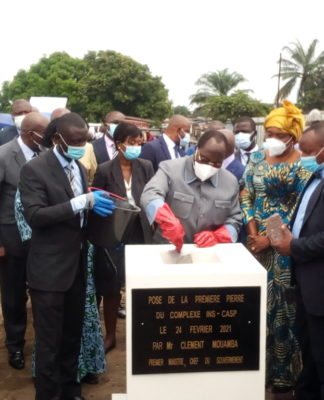Mouamba et Sassou posent des premières pierres qui seront abandonnées après le 21 mars